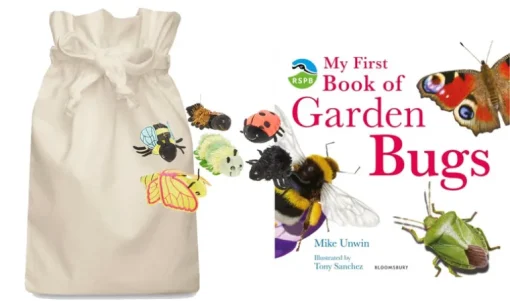 RSPB My First Book of Garden Bugs Story Sack with Puppet Company