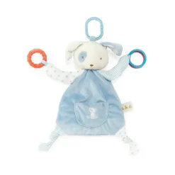 Skipit Blue Dog Activity Baby Comforter and Teether