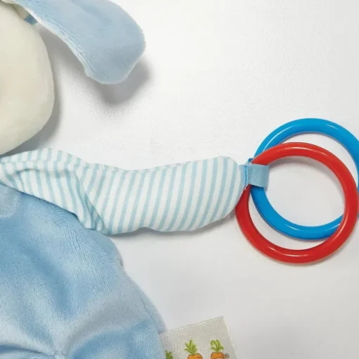 Skipit Blue Dog Activity Baby Comforter and Teether