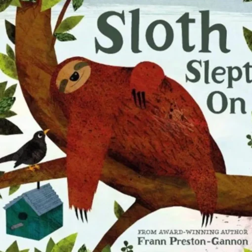 Sloth Slept On Story Sack with Lanka Kade Wooden Sloth