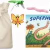 Super Worm Story Sack with Finger Puppets