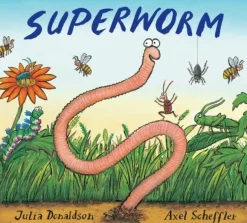 Super Worm Story Sack with Finger Puppets