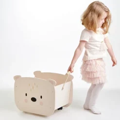 Tenderleaf Toys Pull Along Bear Cart (Direct Shipping)