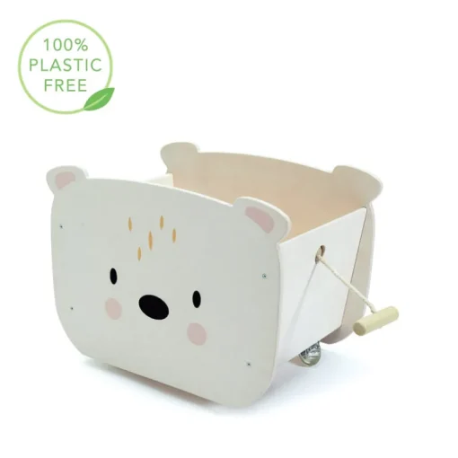 Tenderleaf Toys Pull Along Bear Cart (Direct Shipping)