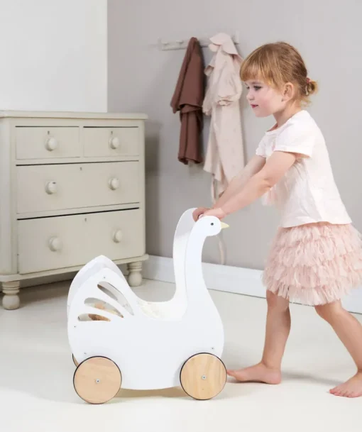 Tenderleaf Toys Sweet Swan Pram (Direct Shipping)
