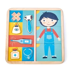 Tenderleaf Toys Wooden 'Ouch Puzzle'