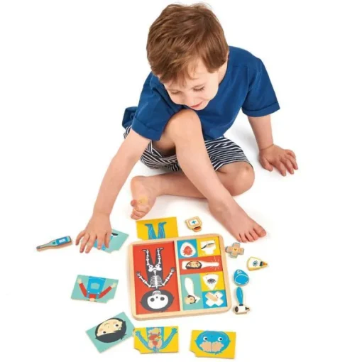 Tenderleaf Toys Wooden 'Ouch Puzzle'