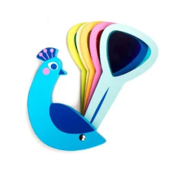Tenderleaf Toys Wooden Peacock Colours