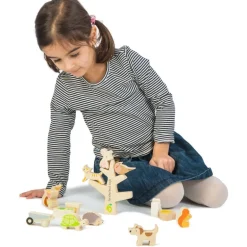 Tenderleaf Toys Wooden Stacking Garden Friends