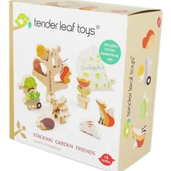 Tenderleaf Toys Wooden Stacking Garden Friends