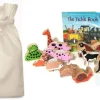 Tickle Book Story Sack with Lanka Kade Wooden Animals