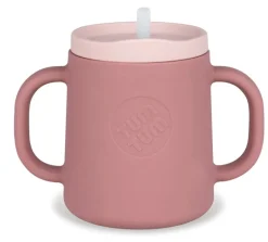 Tum Tum Silicone Baby Weaning Set with Cup and FREE Bib (Saving 30%)