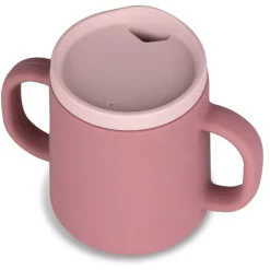 Tum Tum Silicone Pink 3 Way Trainer Cup with Straw
