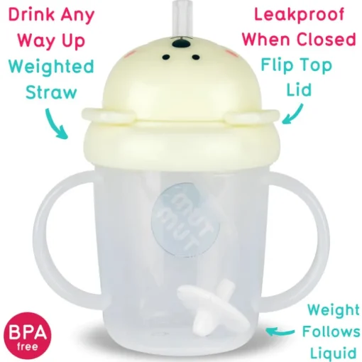 Tum Tum Tippy Up Cup Pete Polar Bear Glow in the Dark
