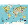 Vilac World Magnetic Map VIL7612A (Direct Shipping)