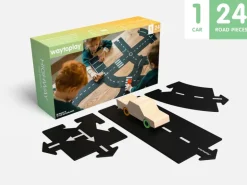 WaytoPlay New Highway Flexible Road Track with Car
