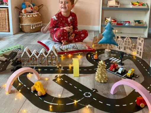 WaytoPlay New Highway Flexible Road Track with Car