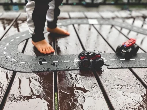 WaytoPlay New Highway Flexible Road Track with Car