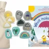 What makes it Rain Story Sack with Weather Stones