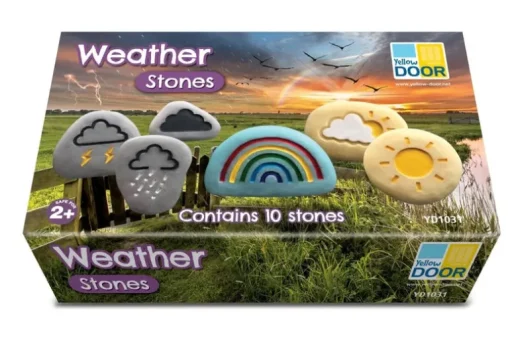 What makes it Rain Story Sack with Weather Stones
