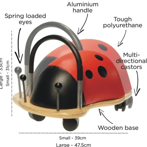 Wheelybug Ladybug Ride On (Direct Shipping)