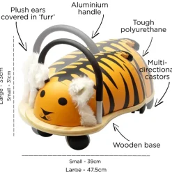 Wheelybug Tiger Ride On (Direct Shipping)