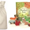 Woodland Story Sack with 9 Lanka Kade Wooden Animals