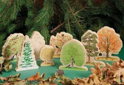 Yellow Door Four Seasons Trees Wooden Play Set