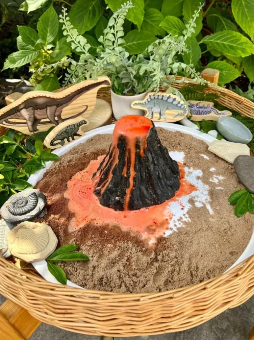 Yellow Door Play Volcano