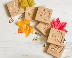 Yellow Door Sensory Leaf Tiles (6)