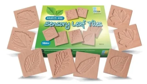 Yellow Door Sensory Leaf Tiles (12)