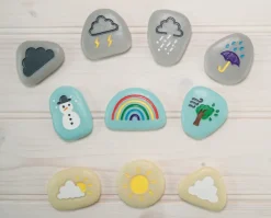 Yellow Door Weather Stones