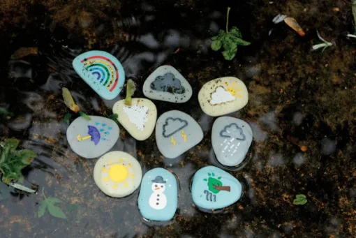 Yellow Door Weather Stones