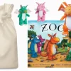 Zog Story Sack with Aurora Soft Toy Dragons